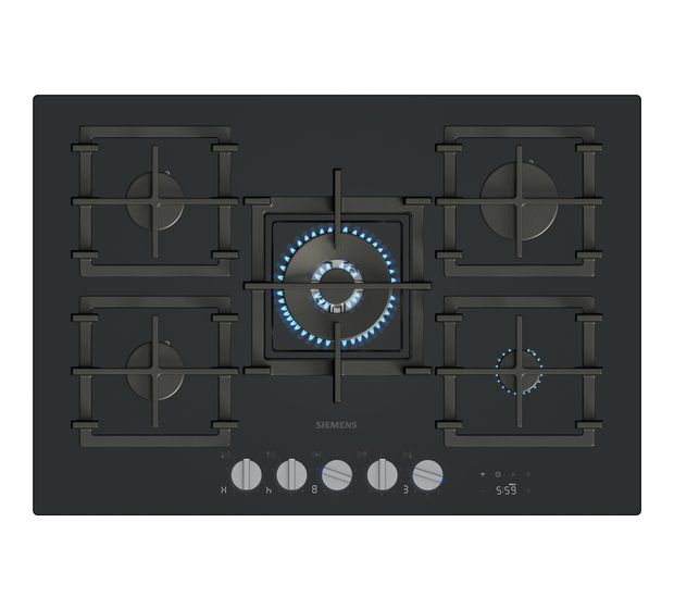 Siemens iQ700 ER7A6RH40 autarkes 75 cm Gaskochfeld Kochfeld/Herdplatte 5 Zone(n) f&uuml;r 755,00 Euro