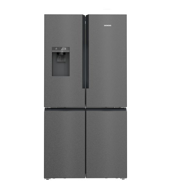 Siemens iQ700 KF96DPXEA Side-by-Side Kühl-/ Gefrierkombination French Door 375 l / 199 l 327 kWh NoFrost 1830 mm x 905 mm  (Grau) f&uuml;r 2.051,00 Euro