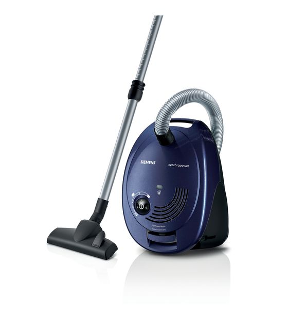 Siemens VS06A111 Bodenstaubsauger mit Staubbeutel 600 W Micro  (Blau) f&uuml;r 84,99 Euro