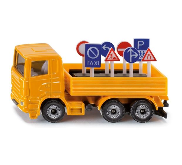 Siku LKW mit Verkehrszeichen f&uuml;r 4,99 Euro