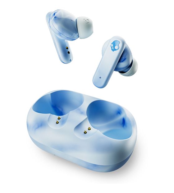 Skullcandy Ecobuds In-Ear Bluetooth Kopfhörer Kabellos TWS 8 h Laufzeit IPX4  (Blau) f&uuml;r 26,99 Euro