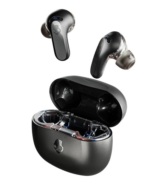 Skullcandy Rail ANC Over Ear Bluetooth Kopfhörer Kabellos TWS USB Typ-C  (Schwarz) f&uuml;r 55,49 Euro