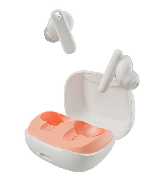 Skullcandy Smokin’ Buds In-Ear Bluetooth Kopfhörer Kabellos TWS IPX4  (Orange, Weiß) f&uuml;r 20,49 Euro