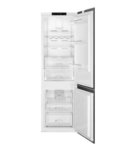 Smeg C8175TNE 185 l / 69 l Einbau Kühl-/Gefrierkombination 224 kWh NoFrost f&uuml;r 1.260,00 Euro