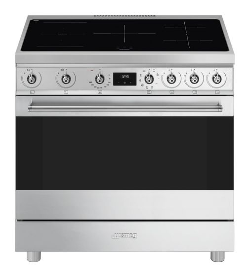 Smeg C9IMX2 Freistehender Herd Elektro 115 l Zweikreisgrill 9 Beheizungsarten AutoClean mit Induktions Kochfeld f&uuml;r 3.064,00 Euro