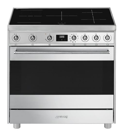 Smeg C9IMX9-1 Freistehender Herd Elektro 115 l AutoClean mit Induktions Kochfeld f&uuml;r 3.349,00 Euro