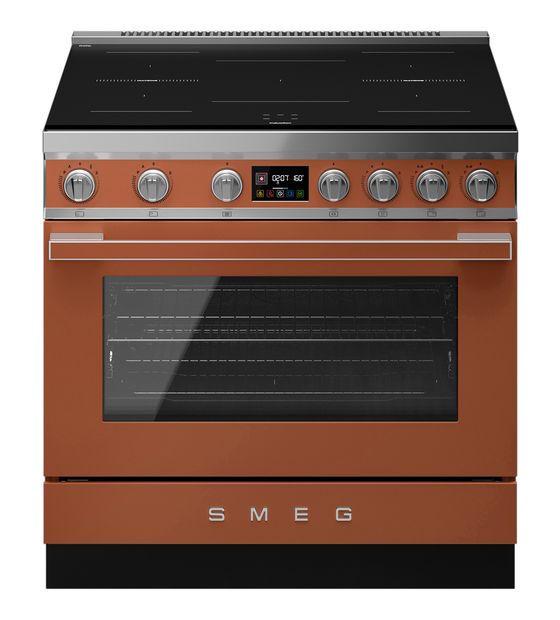 Smeg CPF90I1PAC2 Freistehender Herd Elektro 105 l 10 Beheizungsarten Vapor Clean mit Induktions Kochfeld f&uuml;r 6.499,00 Euro