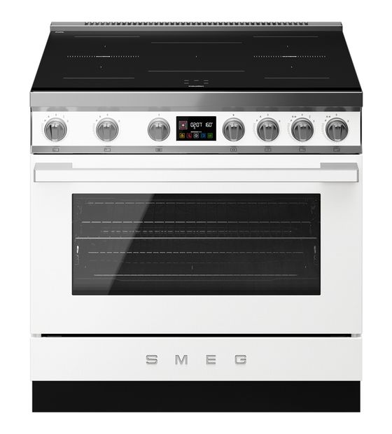 Smeg CPF90I1PWH2 Freistehender Herd Elektro 105 l 10 Beheizungsarten Vapor Clean mit Induktions Kochfeld f&uuml;r 5.999,00 Euro