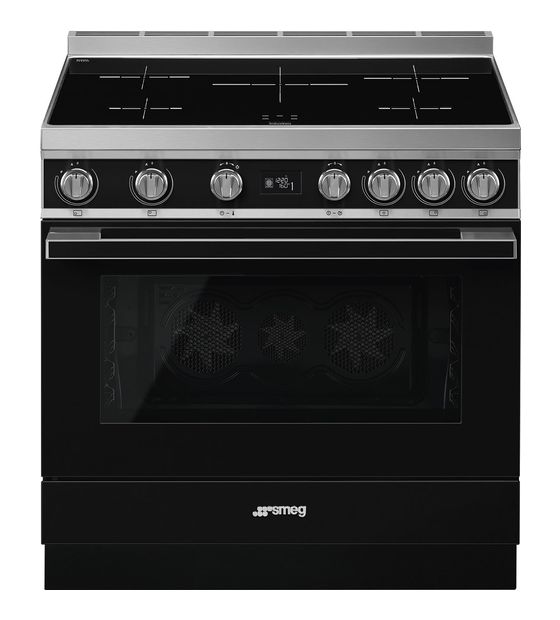 Smeg CPF9IPBL Freistehender Herd Elektro 115 l 10 Beheizungsarten AutoClean mit Induktions Kochfeld f&uuml;r 4.437,00 Euro