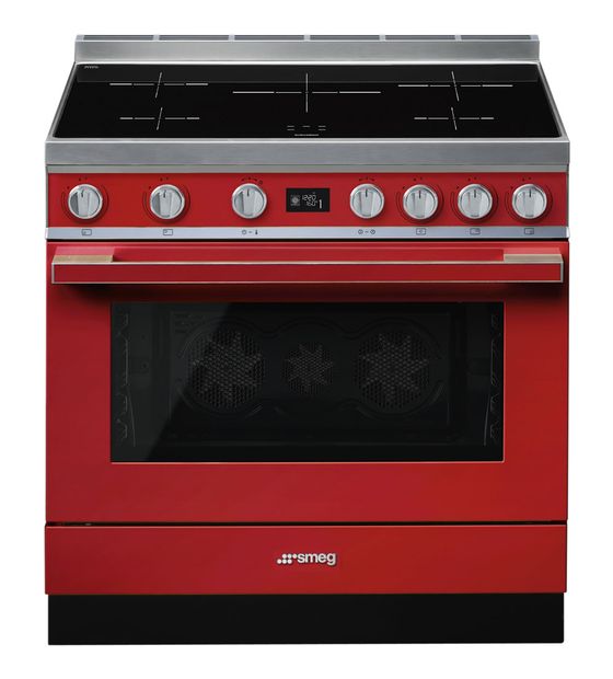 Smeg CPF9IPR Freistehender Herd Elektro 115 l 10 Beheizungsarten AutoClean mit Induktions Kochfeld f&uuml;r 4.437,00 Euro