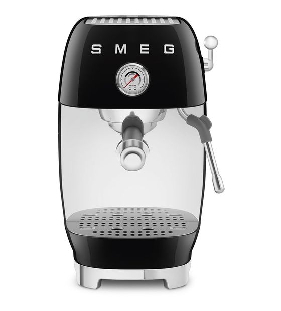 Smeg ECF03BLEU Siebträger Kaffeemaschine 15 bar 1480 W  (Schwarz) f&uuml;r 458,00 Euro