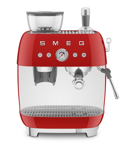 Smeg EGF03RDEU Siebträger Kaffeemaschine 15 bar 1650 W  (Rot) f&uuml;r 728,00 Euro