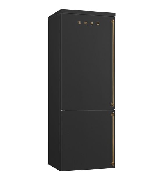 Smeg FA8005LAO6 344 l / 137 l Kühl-Gefrierkombi freistehend NoFrost 230 kWh Jahr  (Anthrazit) f&uuml;r 2.927,00 Euro
