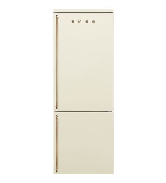 Smeg FA8005RPO5 344 l / 137 l Kühl-Gefrierkombi freistehend NoFrost 285 kWh Jahr  (Cremefarben) f&uuml;r 2.499,00 Euro