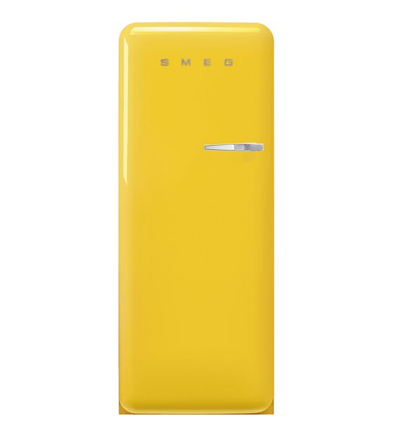 Smeg FAB28LYW6 270 l / 244 l Kühlschrank freistehend EEK: C 104 kWh Jahr  (Gelb) f&uuml;r 1.273,00 Euro