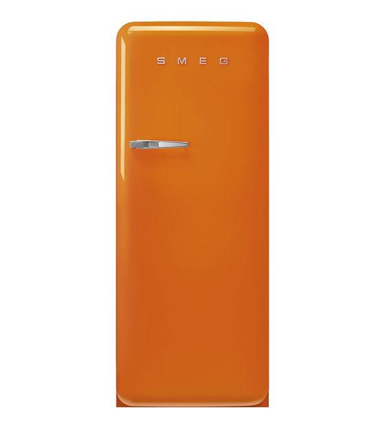 Smeg FAB28ROR6 270 l / 244 l Kühlschrank freistehend EEK: C 104 kWh Jahr  (Orange) f&uuml;r 1.273,00 Euro