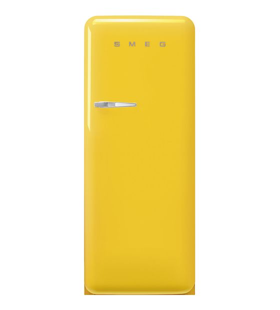 Smeg FAB28RYW6 270 l / 244 l Kühlschrank freistehend EEK: C 104 kWh Jahr  (Gelb) f&uuml;r 1.273,00 Euro