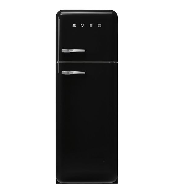 Smeg FAB30RBL6 294 l / 222 l / 72 l Kühl-Gefrierkombi freistehend 135 kWh Jahr  (Schwarz) f&uuml;r 1.570,00 Euro