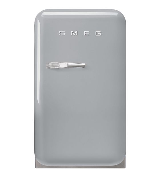 Smeg FAB5RSV5 34 l / 34 l Kühlschrank freistehend EEK: D 61 kWh Jahr  (Silber) f&uuml;r 849,00 Euro