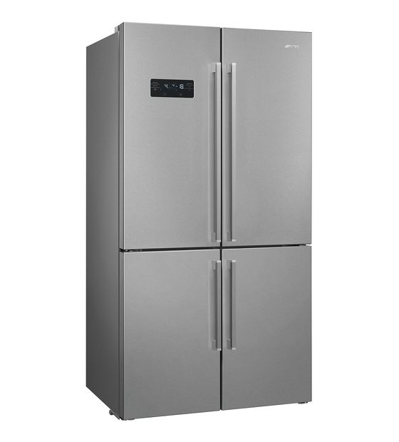Smeg FQ60XDAIF Side-by-Side Kühl-/ Gefrierkombination French Door 376 l / 196 l 414 kWh NoFrost 1820 mm x 908 mm  (Edelstahl) f&uuml;r 3.099,00 Euro