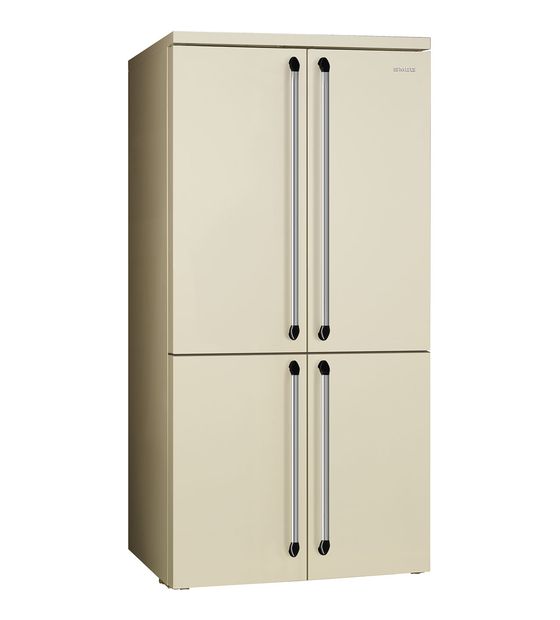 Smeg FQ960P6 Side-by-Side Kühl-/ Gefrierkombination 376 l / 196 l 338 kWh NoFrost 1870 mm x 915 mm  (Cremefarben) f&uuml;r 4.473,00 Euro