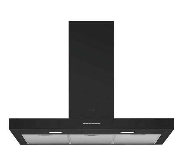 Smeg KBT900NE Abluft/Umluft Dunstabzugshaube/Esse Wand 90 cm (Schwarz) f&uuml;r 738,00 Euro