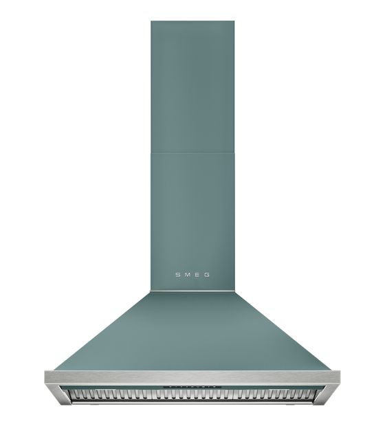 Smeg KCU94EGM Abluft/Umluft Dunstabzugshaube/Esse Wand 896 mm (Edelstahl, Grün) f&uuml;r 1.999,00 Euro