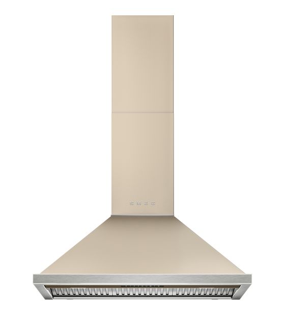 Smeg KCU94MLM Abluft/Umluft Dunstabzugshaube/Esse Wand 896 mm (Edelstahl, Beige) f&uuml;r 1.999,00 Euro