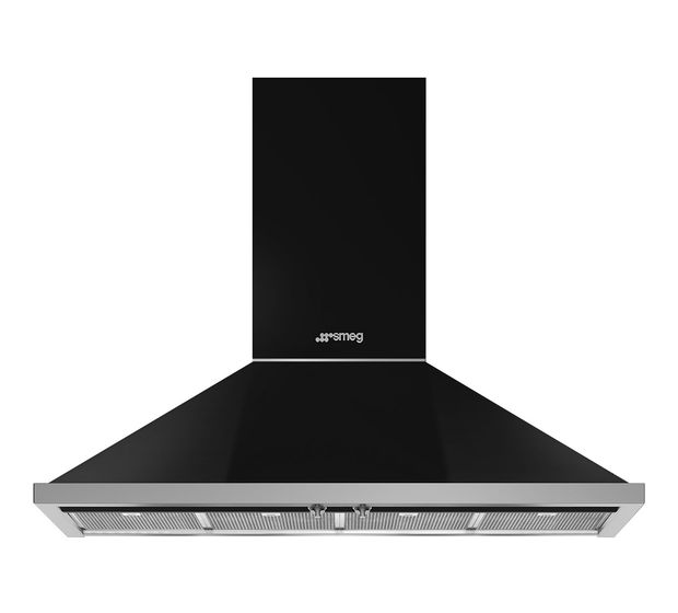 Smeg KPF12BL Dunstabzugshaube/Esse Wand 1196 mm (Schwarz) f&uuml;r 1.499,00 Euro
