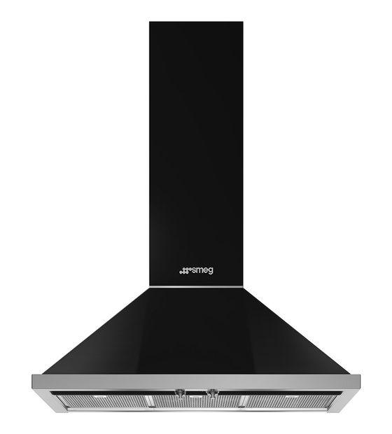 Smeg KPF9BL Abluft Dunstabzugshaube/Esse Wand 896 mm (Schwarz) f&uuml;r 1.158,00 Euro