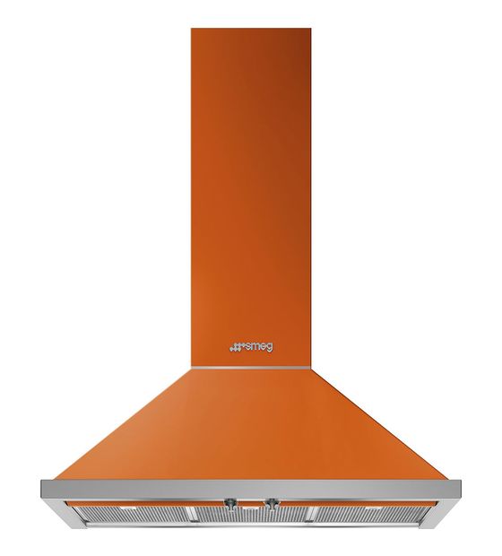 Smeg KPF9OR Abluft Dunstabzugshaube/Esse Wand 896 mm (Orange) f&uuml;r 1.158,00 Euro