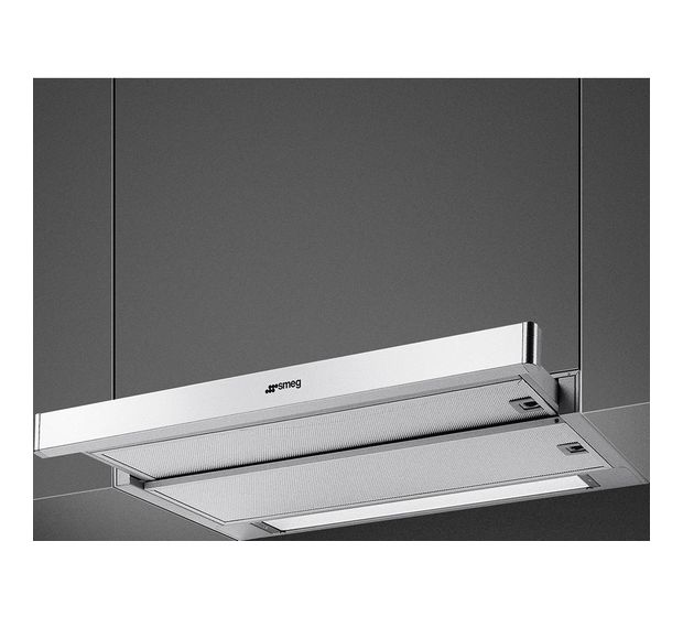 Smeg KSET6XE2 Abluft Dunstabzugshaube/Esse Einbau 60 cm (Silber) f&uuml;r 329,00 Euro