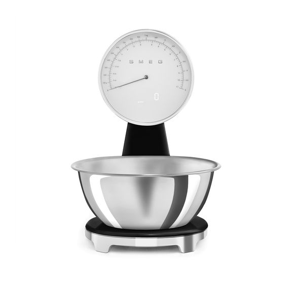 Smeg KSF01BLWW Elektronische Küchenwaage bis 5 kg Genauigkeit 1 g  (Schwarz) f&uuml;r 158,99 Euro