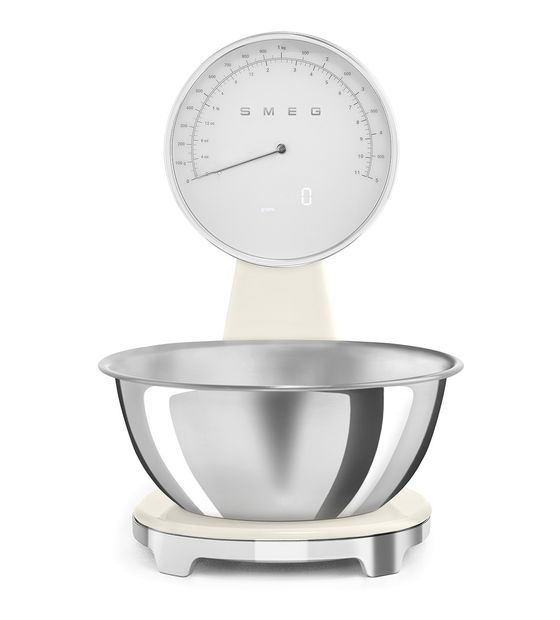 Smeg KSF01CRWW Elektronische Küchenwaage bis 5 kg Genauigkeit 1 g  (Cremefarben) f&uuml;r 158,99 Euro