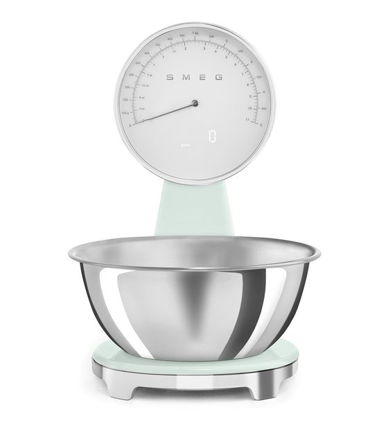 Smeg KSF01PGWW Elektronische Küchenwaage bis 5 kg Genauigkeit 1 g  (Grün) f&uuml;r 158,99 Euro