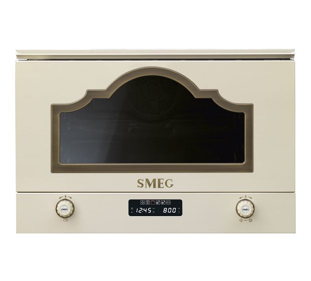 Smeg MP722PO Einbau-Mikrowelle 850 W Größe: mittel Grill (Cremefarben) f&uuml;r 1.017,00 Euro