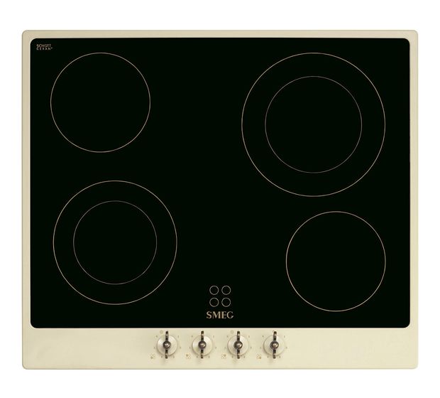 Smeg P864PO autarkes 60 cm Glaskeramik Kochfeld/Herdplatte 4 Zone(n) f&uuml;r 821,00 Euro