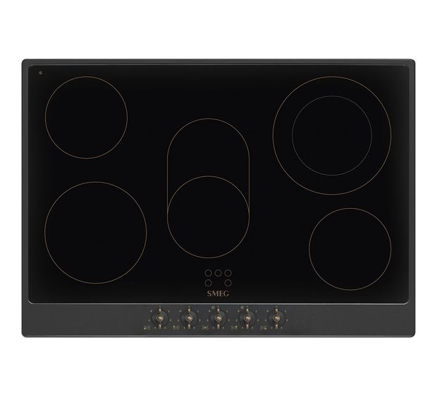 Smeg P875AO autarkes 72 cm Glaskeramik Kochfeld/Herdplatte 5 Zone(n) f&uuml;r 1.048,00 Euro