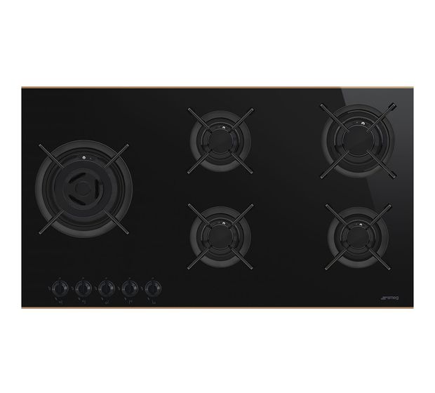 Smeg PV695LCNRDE autarkes 90 cm Gaskochfeld Kochfeld/Herdplatte 5 Zone(n) f&uuml;r 1.608,00 Euro
