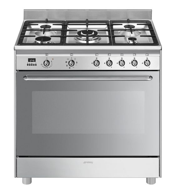 Smeg SCD90MFX9-1 Freistehender Herd Gas 115 l mit Gaskochfeld Kochfeld f&uuml;r 1.665,00 Euro
