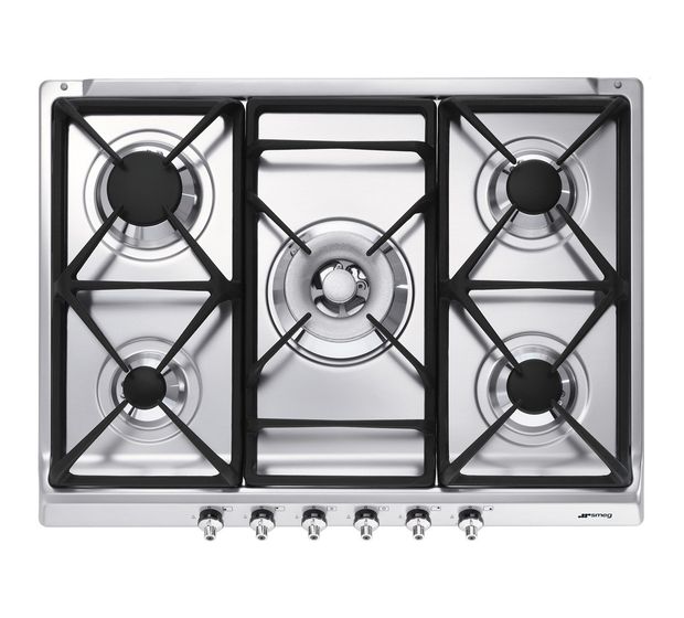 Smeg SDR70XG5 autarkes Gaskochfeld Kochfeld/Herdplatte 5 Zone(n) f&uuml;r 688,00 Euro