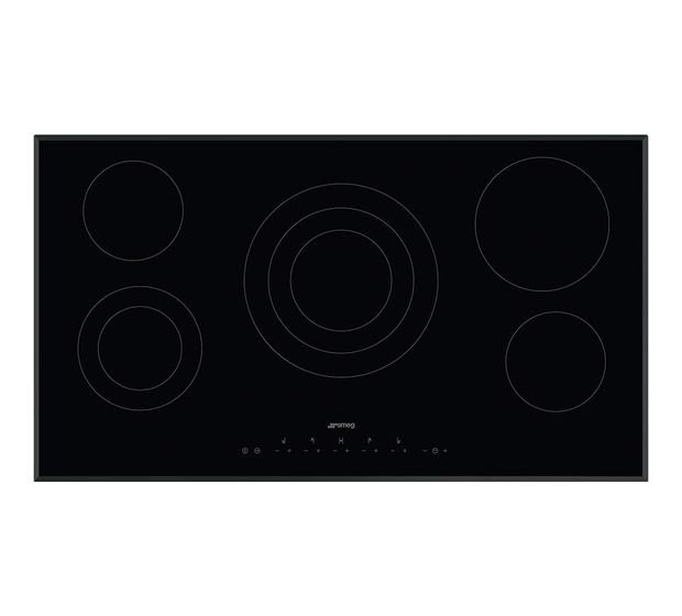 Smeg SE395ETB autarkes 90 cm Glaskeramik Kochfeld/Herdplatte 5 Zone(n) f&uuml;r 879,00 Euro