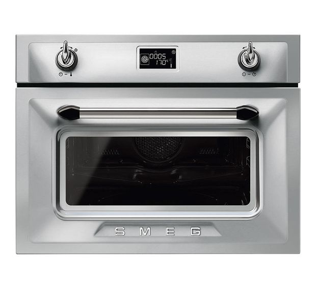 Smeg SF4920MCX1 Einbaubackofen 40 l AutoClean Mikrowelle f&uuml;r 1.649,00 Euro