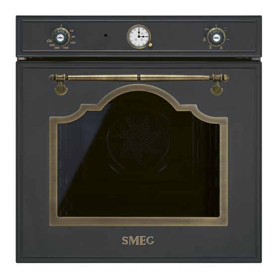 Smeg SF67C1AO Einbaubackofen groß AutoClean f&uuml;r 1.017,00 Euro