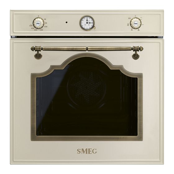 Smeg SF67C1PO Einbaubackofen groß AutoClean f&uuml;r 1.017,00 Euro