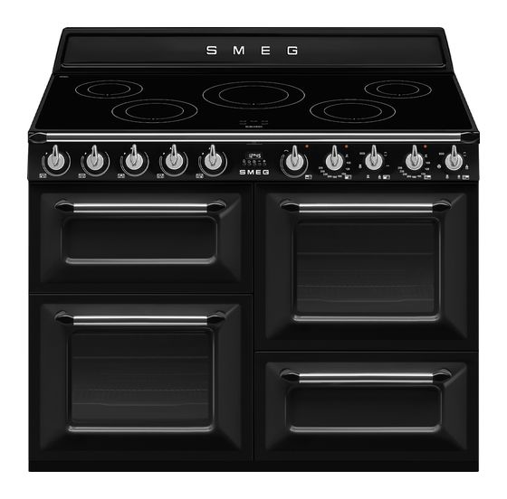 Smeg TR4110IBL2 Freistehender Herd Elektro normal 5 Beheizungsarten AutoClean mit Induktions Kochfeld f&uuml;r 4.351,00 Euro