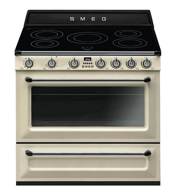 Smeg TR90IP2 Freistehender Herd Elektro 115 l 9 Beheizungsarten mit Induktions Kochfeld f&uuml;r 4.264,00 Euro