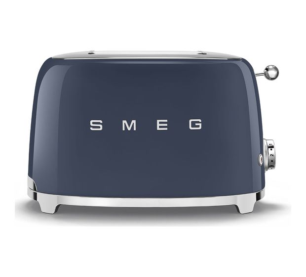 Smeg TSF01NBEU Toaster 950 W 2 Scheibe(n) 6 Stufen  (Blau, Chrom) f&uuml;r 141,99 Euro