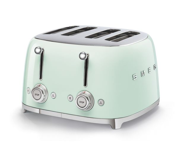 Smeg TSF03PGEU Toaster 2000 W 4 Scheibe(n) 6 Stufen  (Grün) f&uuml;r 183,99 Euro