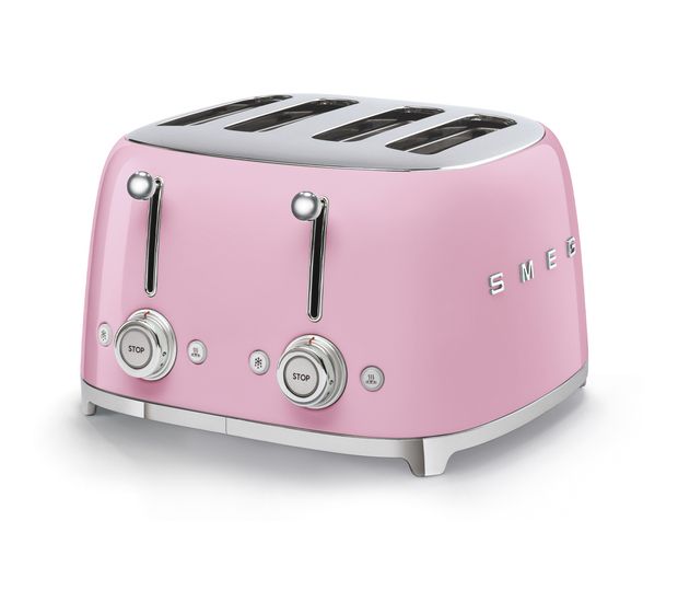 Smeg TSF03PKEU Toaster 2000 W 4 Scheibe(n) 6 Stufen  (Pink) f&uuml;r 183,99 Euro